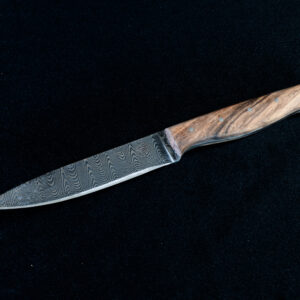 4" Damascus & Walnut Paring Knife