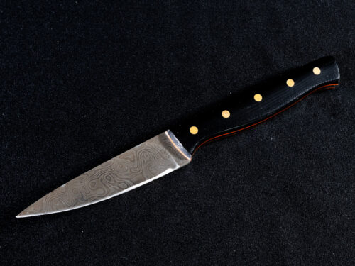 3" G10 Damascus Paring Knife