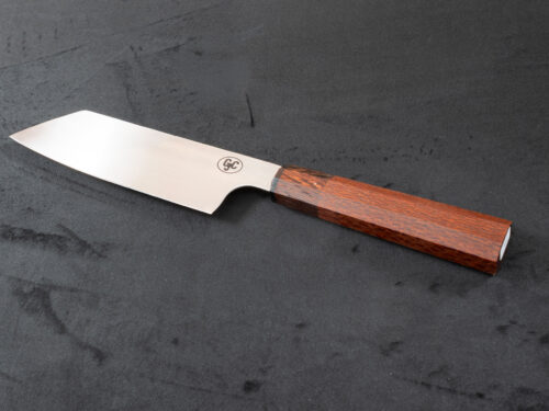7" Bunka in Stainless Steel with Wenge/Oak Handle
