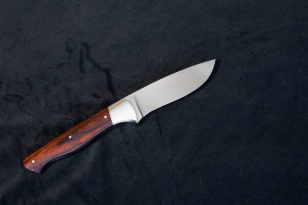 Bushcraft Brown 4.5" Hunting Knife with Brown Dymondwood Handle