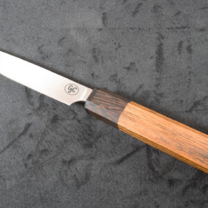 4" Petty Knife in Stainless Steel with Wenge/Walnut Handle